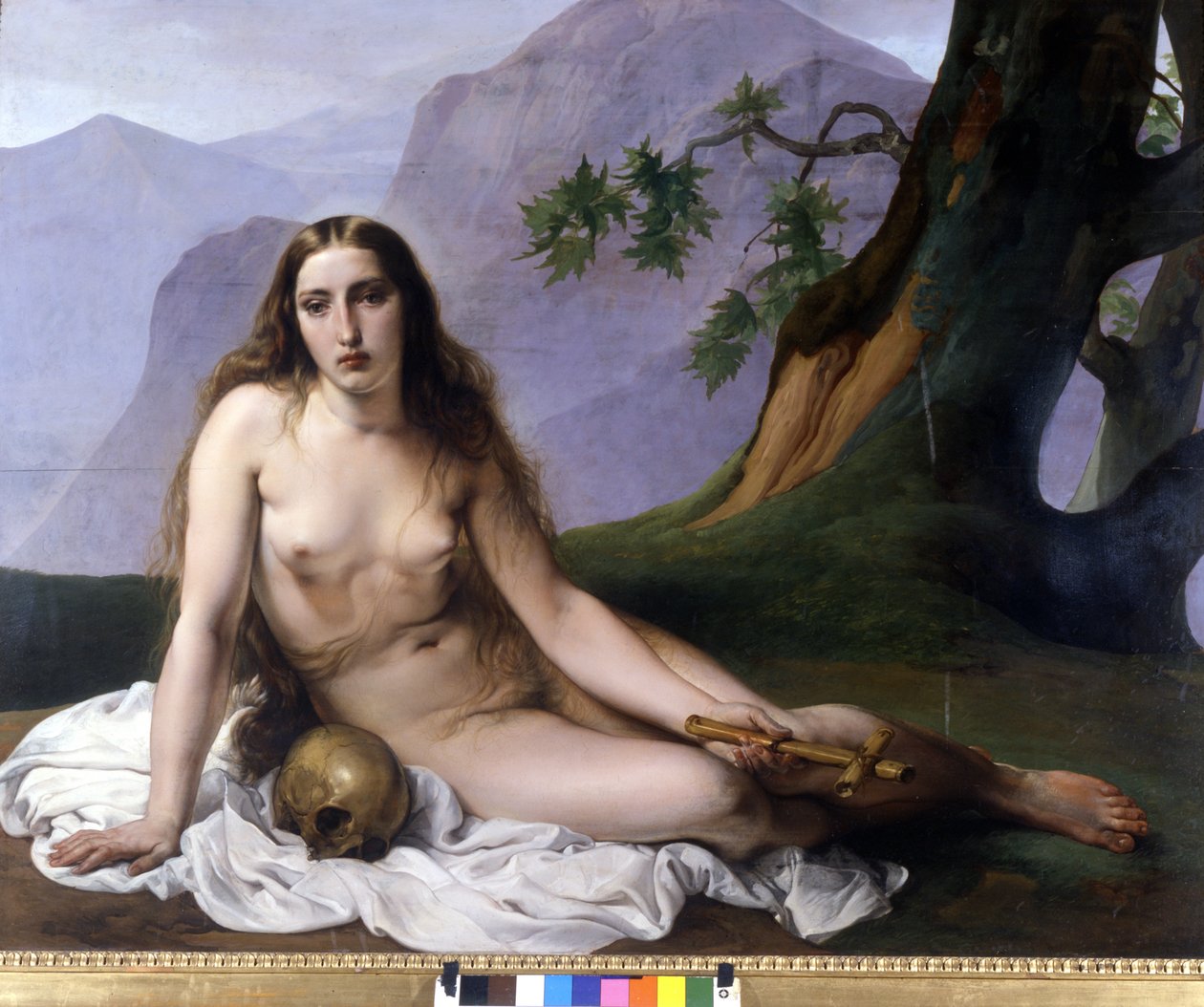 Francesco Hayez (1791-1882). Katuva Madeleine (Vanite). 1833. Milano, Modernin taiteen galleria. tekijältä Francesco Hayez