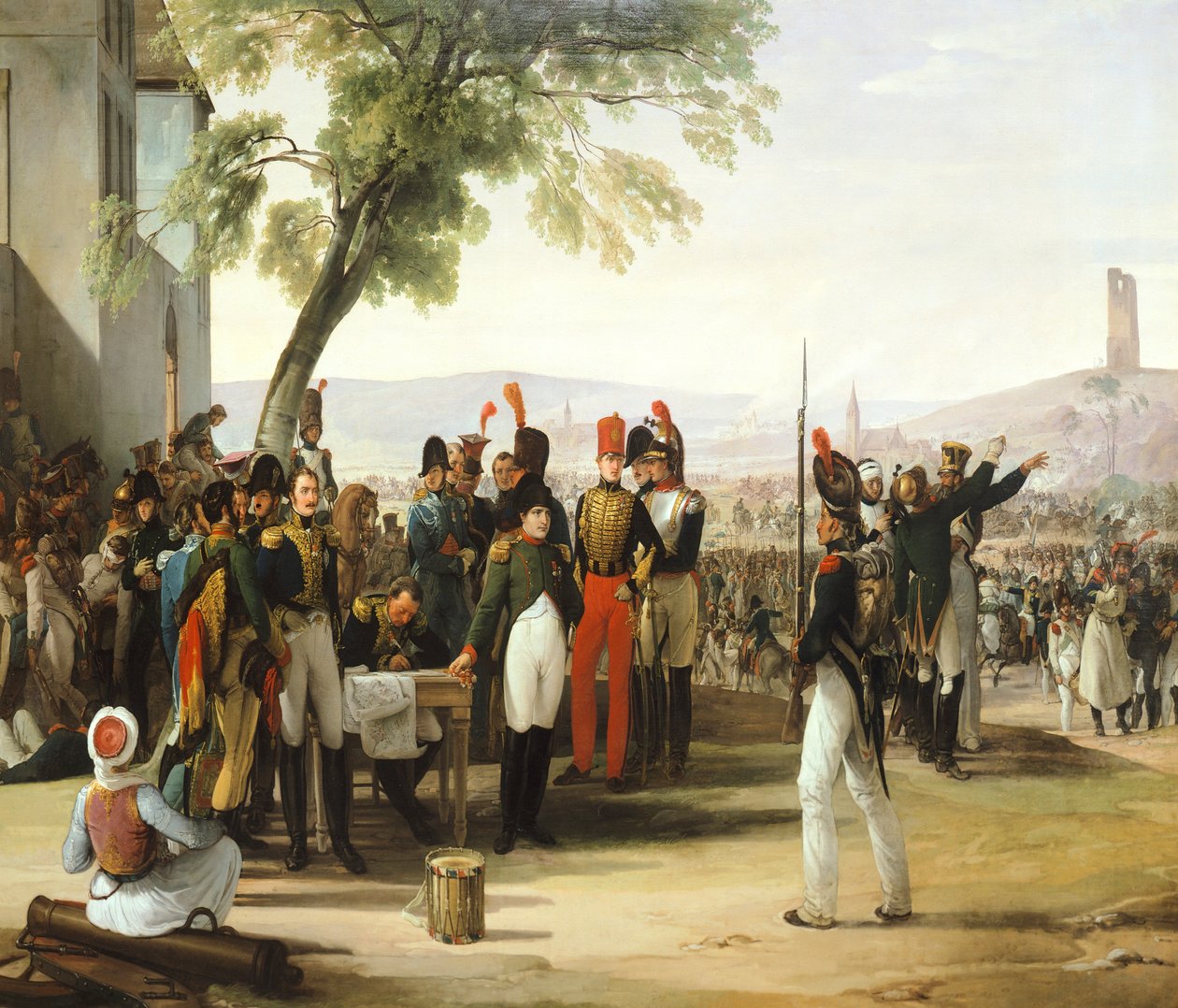 Napoleon Wagramin taistelun jälkeen, Francesco Hayez (1791-1882) tekijältä Francesco Hayez
