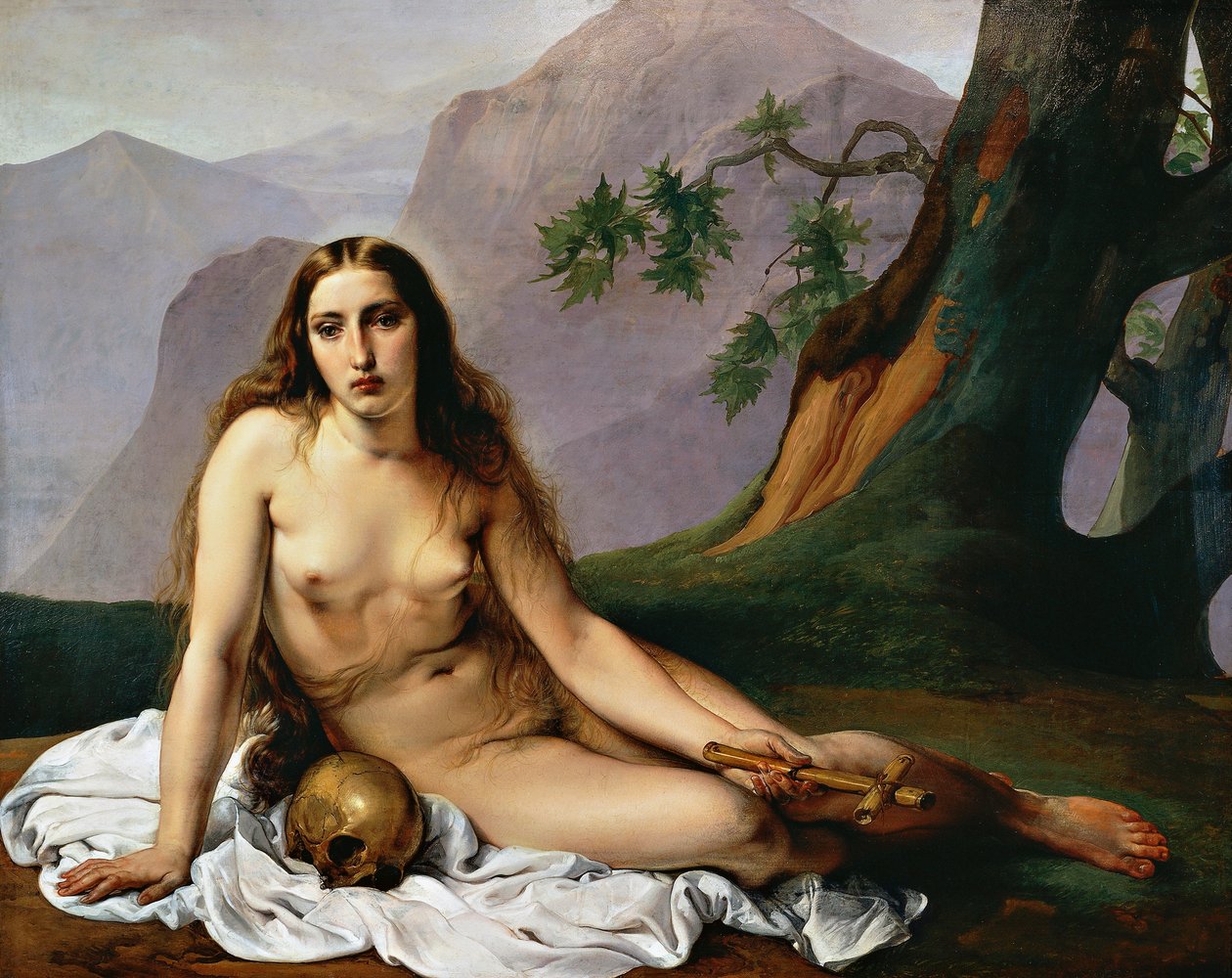 Katuva Magdaleena tekijältä Francesco Hayez
