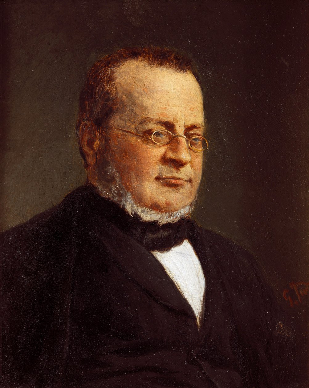 Camillo Benson muotokuva, kreivi Cavour tekijältä Francesco Hayez