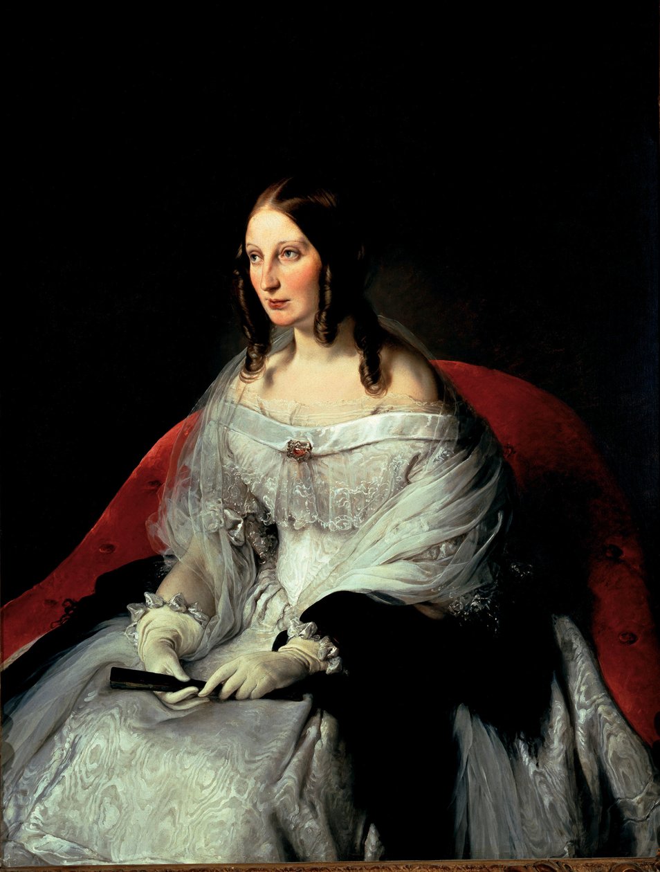 Hayezin, Francescon (1791-1882) muotokuva Sarah Louise Strachanista (1818-1881), Sant