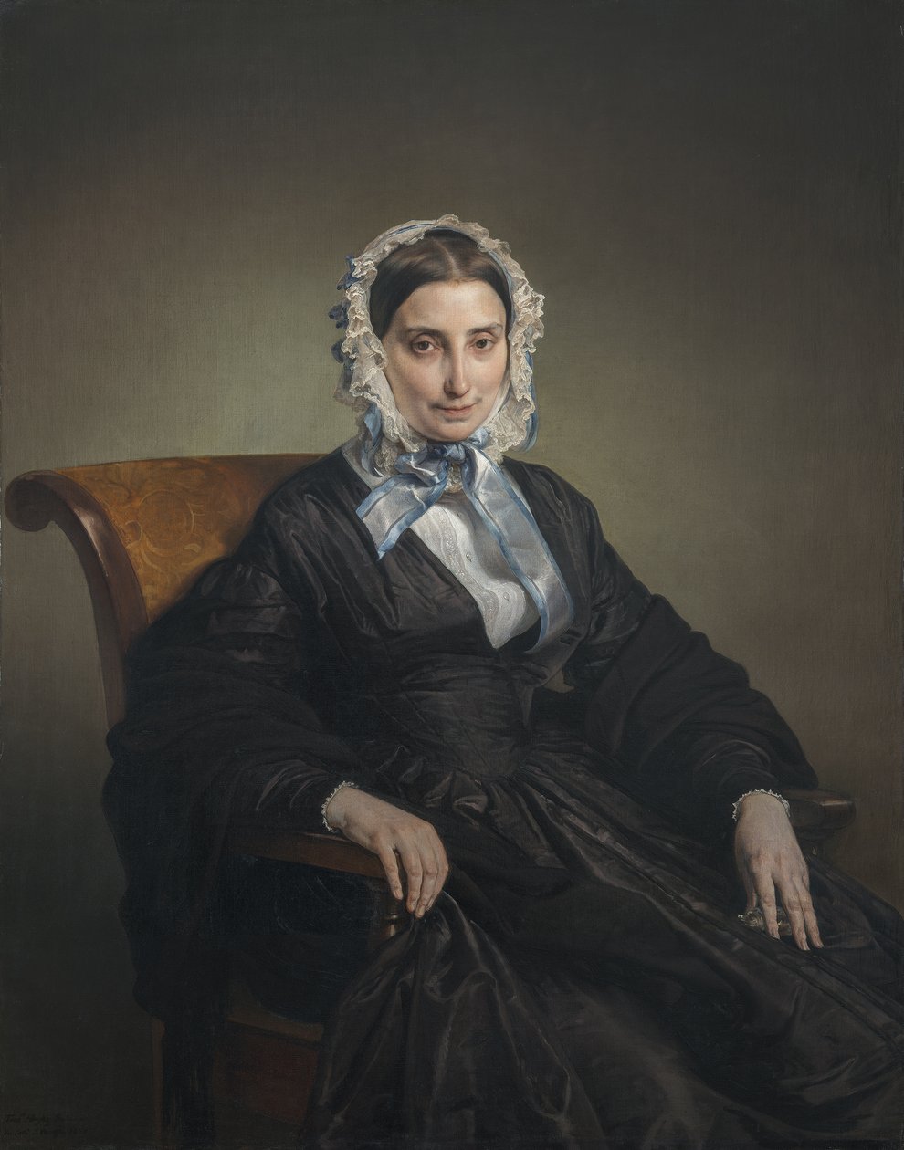 Muotokuva Teresa Manzoni Borri Print tekijältä Francesco Hayez