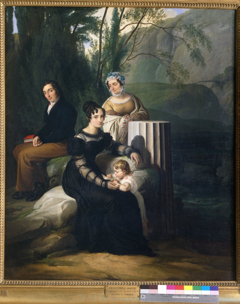 Borri Stampa -perheen muotokuva tekijältä Francesco Hayez
