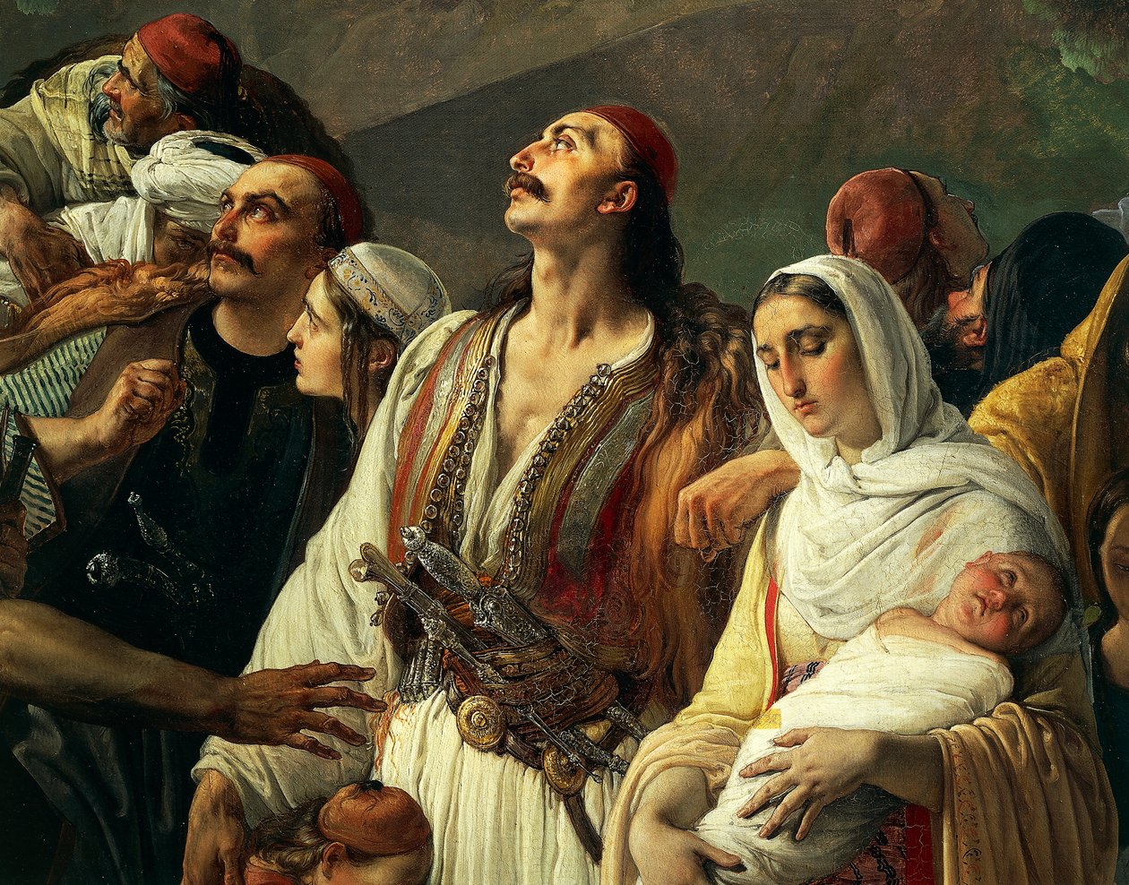 Pargan pakolaiset tekijältä Francesco Hayez