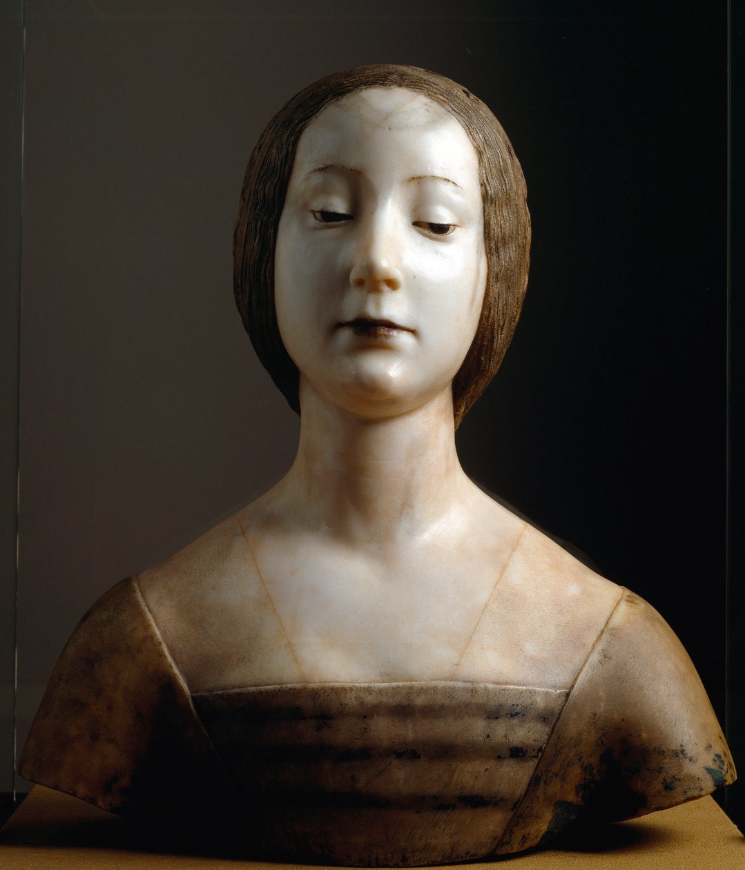 Naisen rintakuva, joka tunnetaan nimellä Isabella of Aragon tekijältä Francesco Laurana