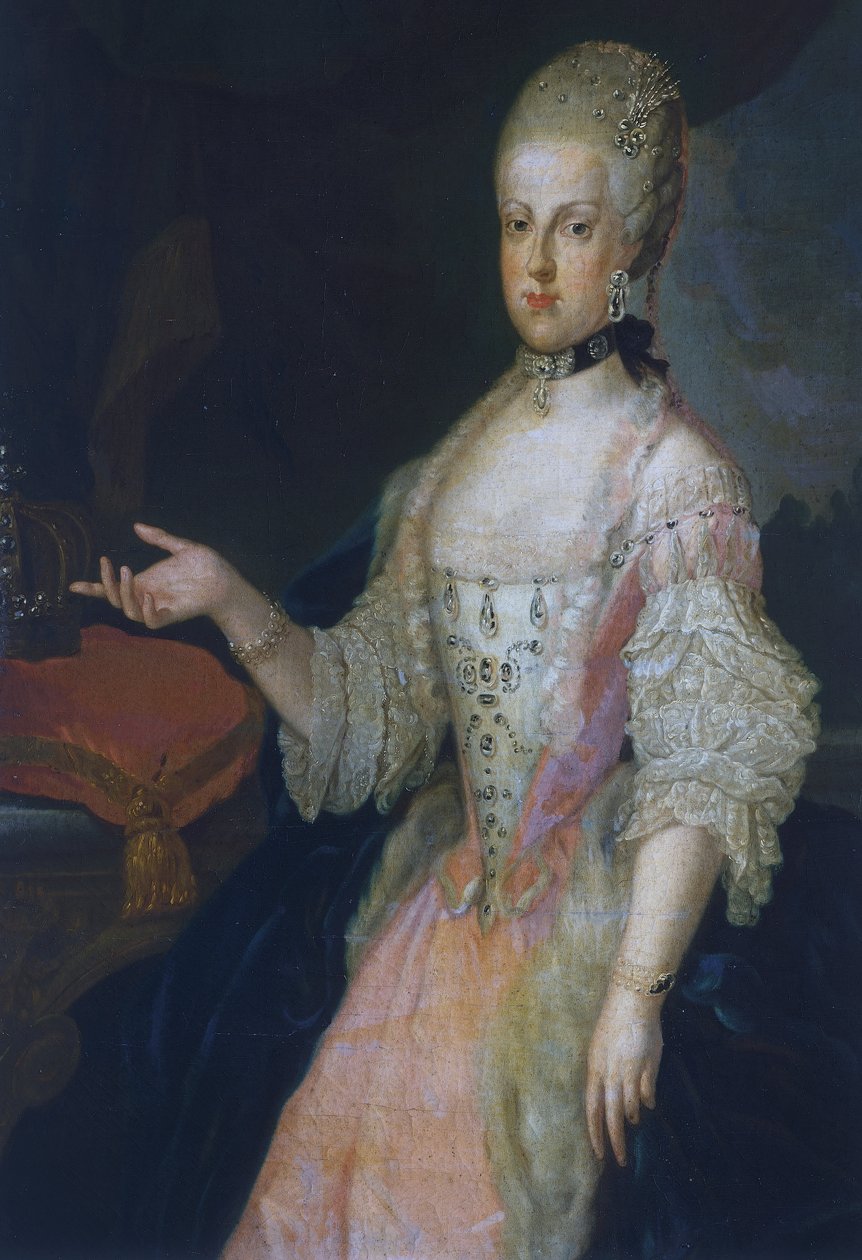 Maria Carolinan muotokuva Itävallan Maria Carolinasta (Wien tekijältä Francesco Liani