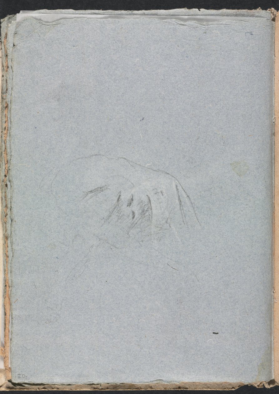 Verona Sketchbook: Verhot sivu 20, 1760. tekijältä Francesco Lorenzi