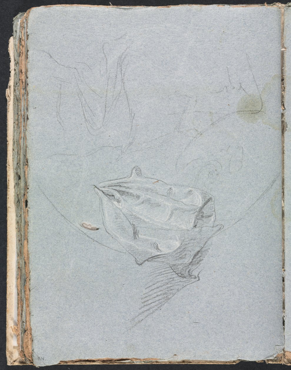 Verona Sketchbook: Drapery study (sivu 84) tekijältä Francesco Lorenzi