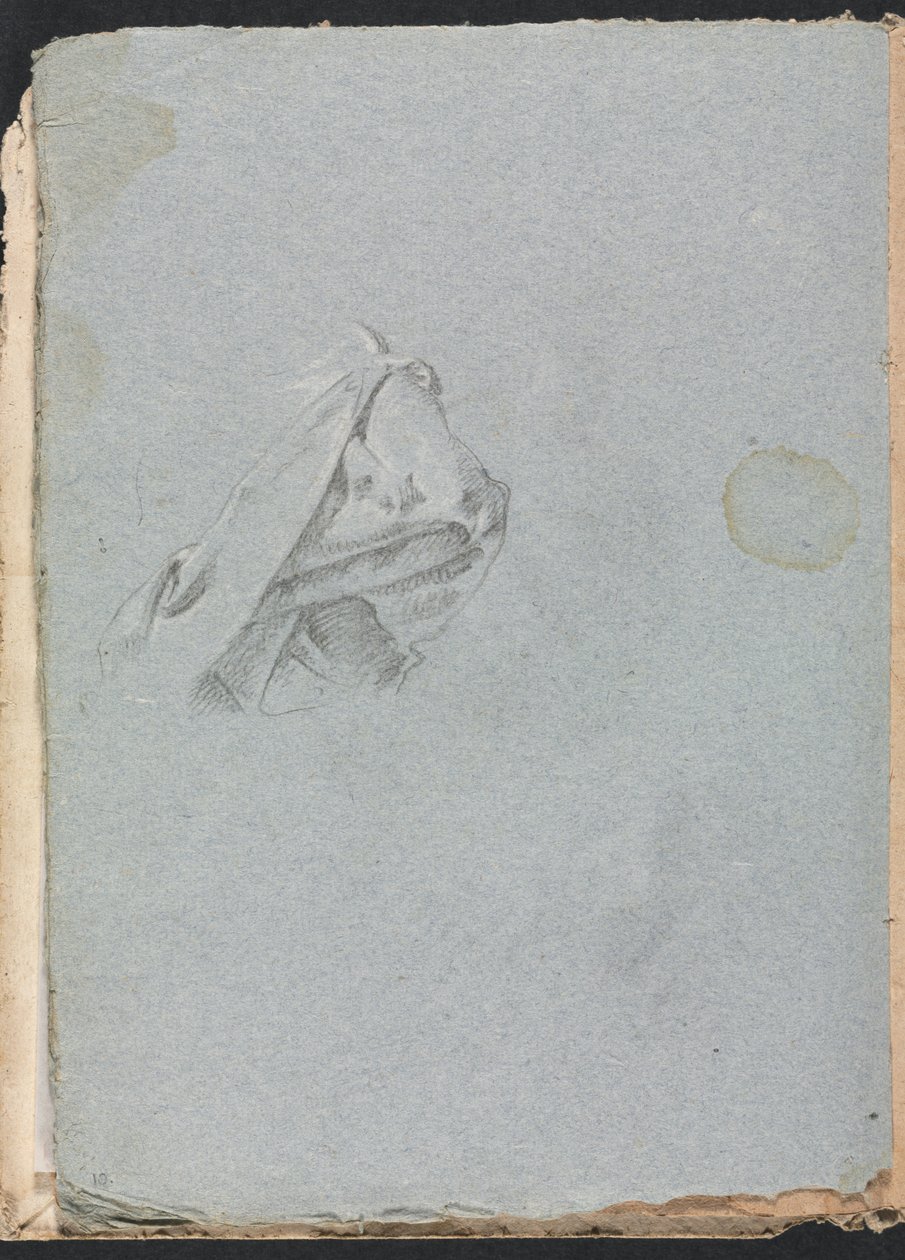 Verona Sketchbook: Verhojen tutkimus sivu 10, 1760. tekijältä Francesco Lorenzi