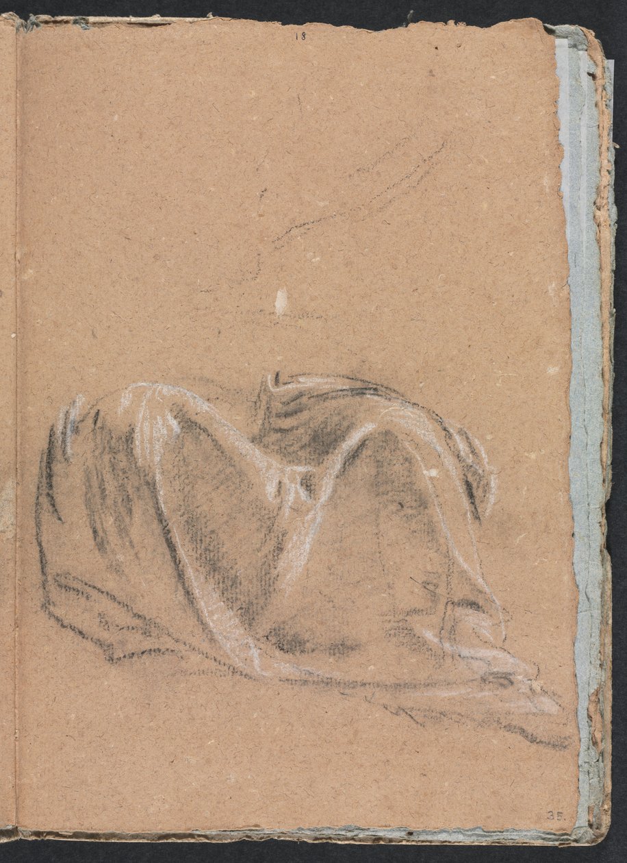 Verona Sketchbook: Verhojen tutkimus sivu 35, 1760. tekijältä Francesco Lorenzi