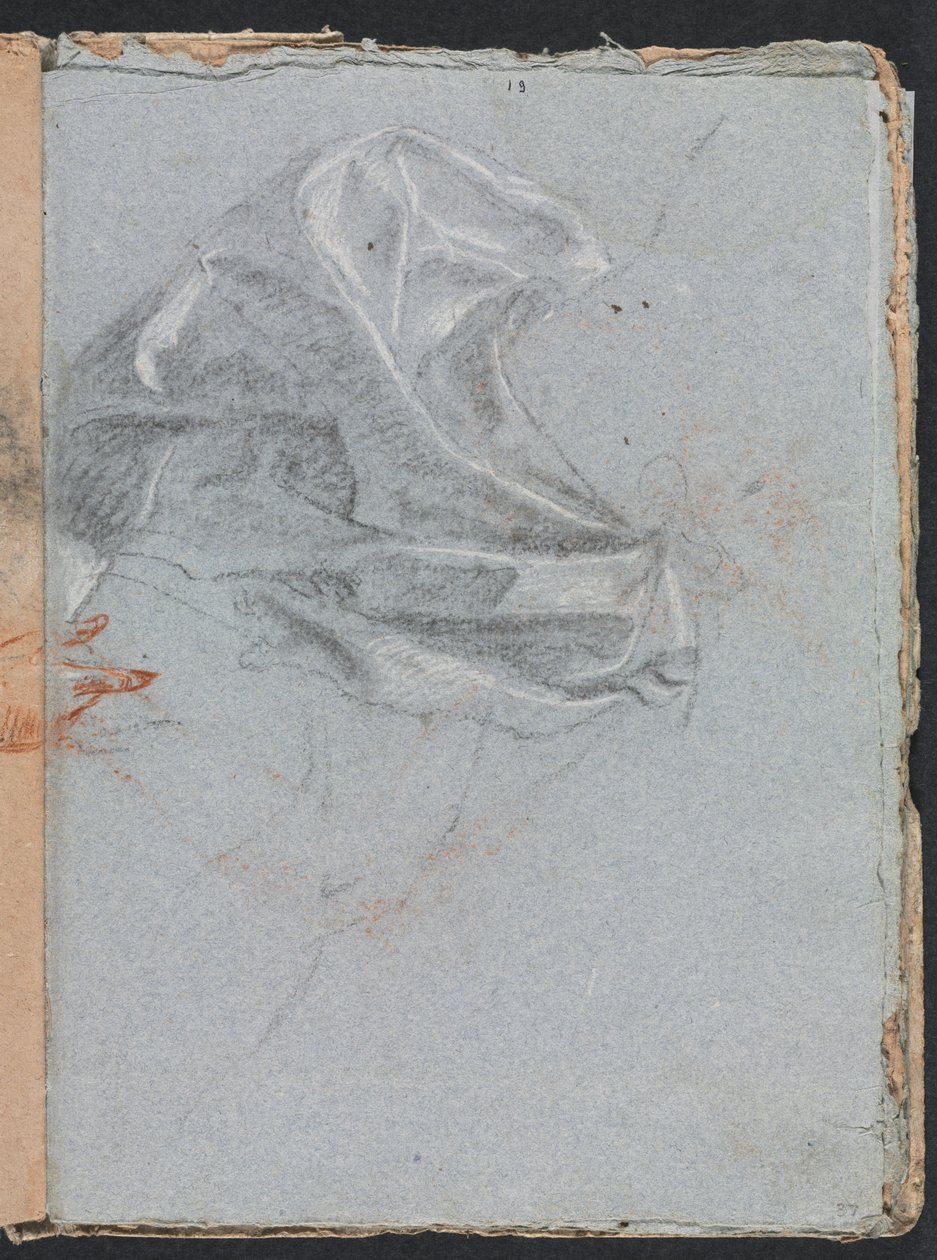 Verona Sketchbook: Verhojen tutkimus sivu 37, 1760. tekijältä Francesco Lorenzi