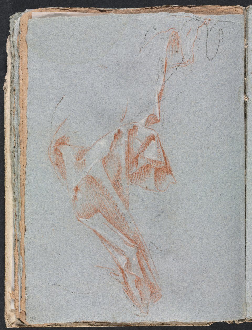 Verona Sketchbook: Verhojen tutkimus sivu 38, 1760. tekijältä Francesco Lorenzi