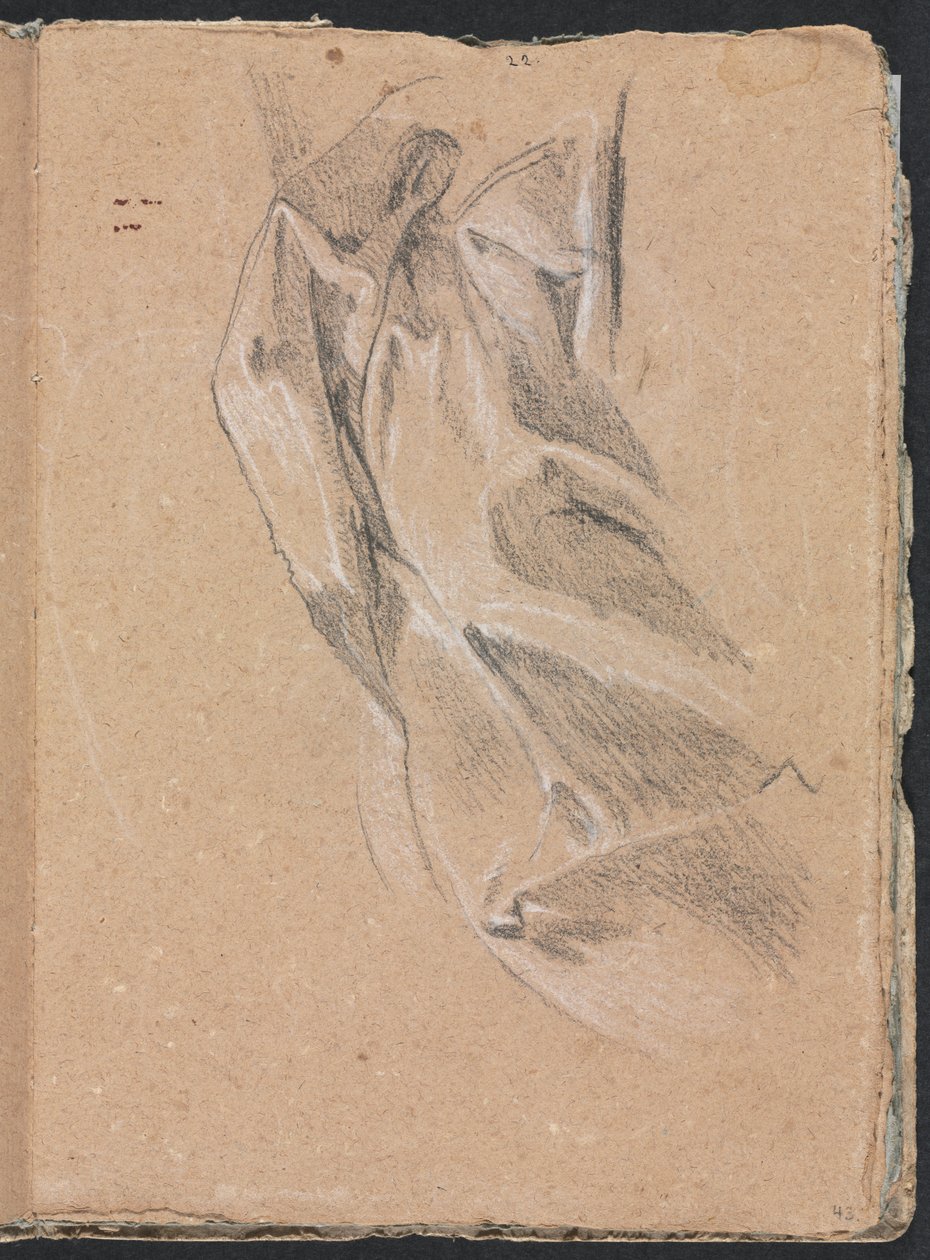 Verona Sketchbook: Verhojen tutkimus sivu 43, 1760. tekijältä Francesco Lorenzi