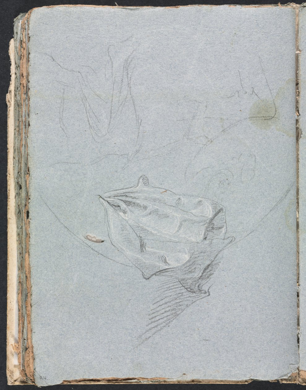 Verona Sketchbook: Verhojen tutkimus sivu 84, 1760. tekijältä Francesco Lorenzi