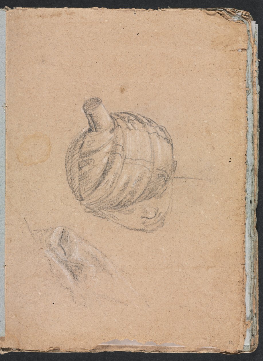 Verona Sketchbook: Pää ja turbaani sivu 11, 1760. tekijältä Francesco Lorenzi