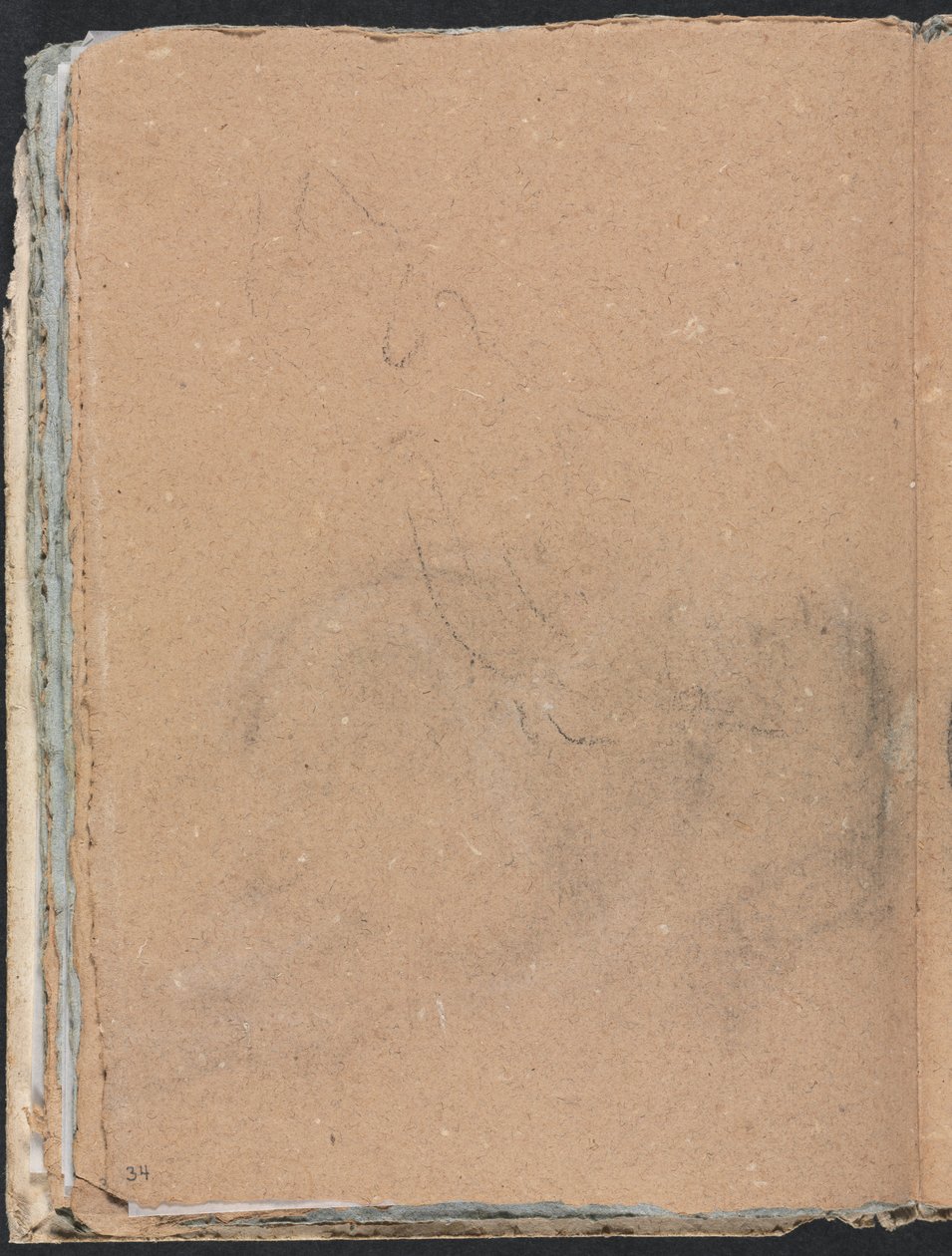 Verona Sketchbook: Salaamaton muoto sivu 34, 1760. tekijältä Francesco Lorenzi