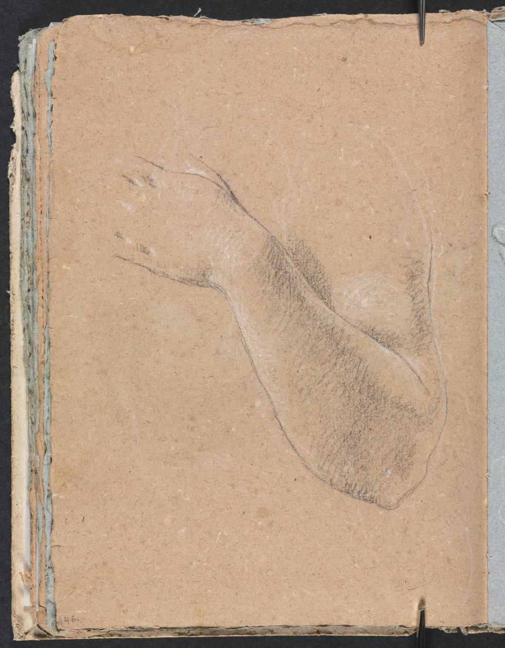 Verona Sketchbook: Vasen käsi ja käsi sivu 46, 1760. tekijältä Francesco Lorenzi