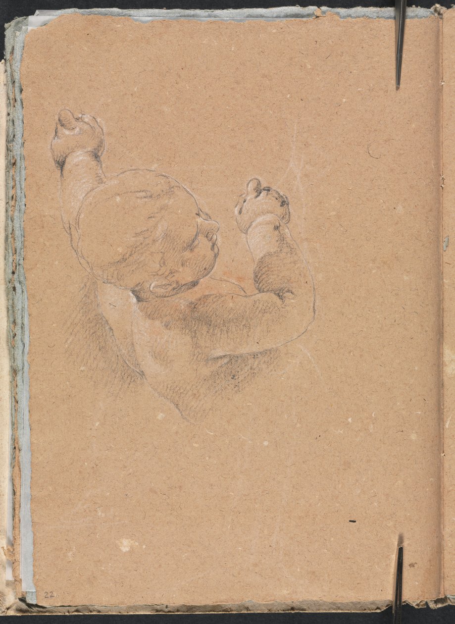 Verona Sketchbook: Putto (sivu 22) tekijältä Francesco Lorenzi
