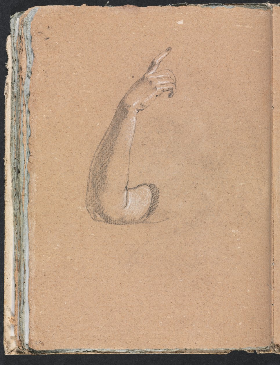 Verona Sketchbook: Oikea käsi ja käsi sivu 66, 1760. tekijältä Francesco Lorenzi
