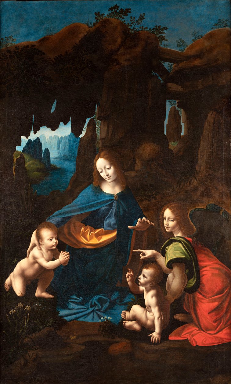 Borghetton kallioiden neitsyt, noin 1518-1520. tekijältä Francesco Melzi