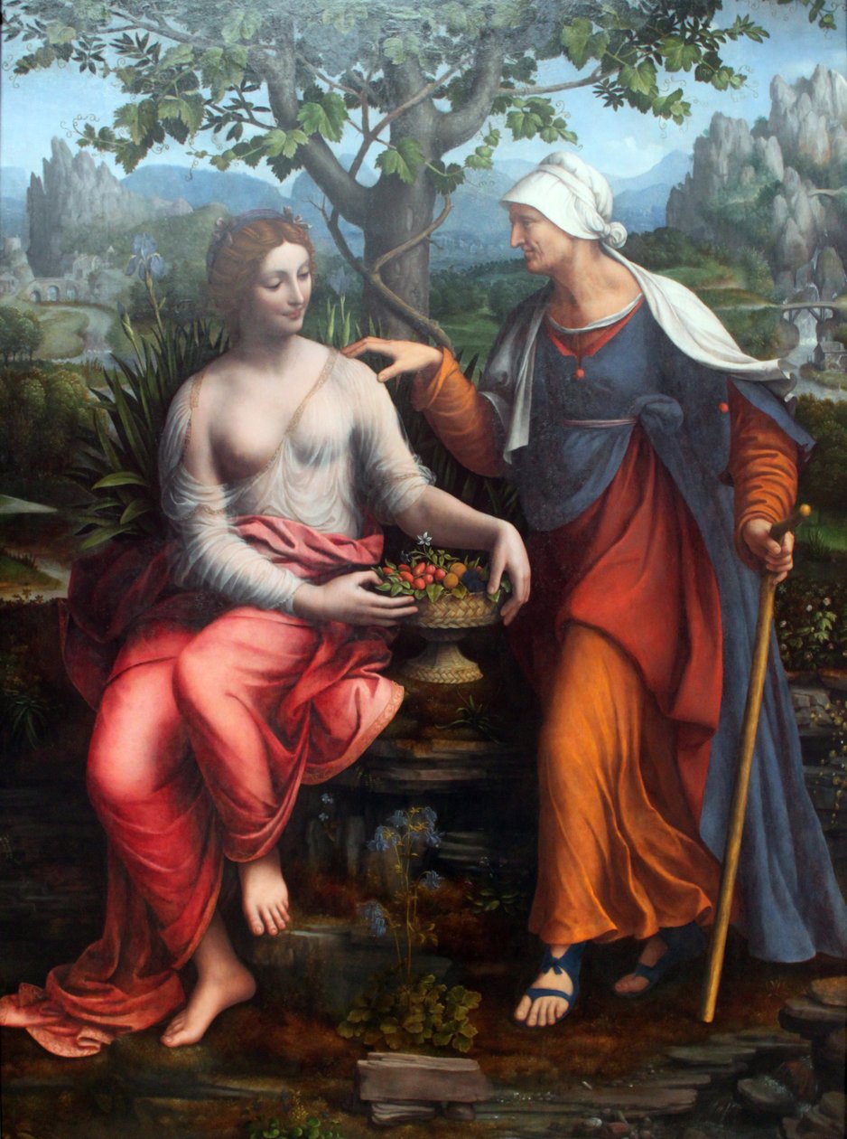 Vertumnus ja Pomona tekijältä Francesco Melzi