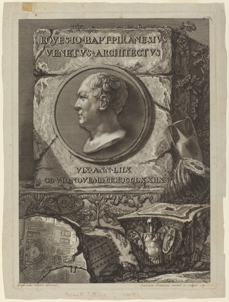 Giovanni Battista Piranesi tekijältä Francesco Piranesi