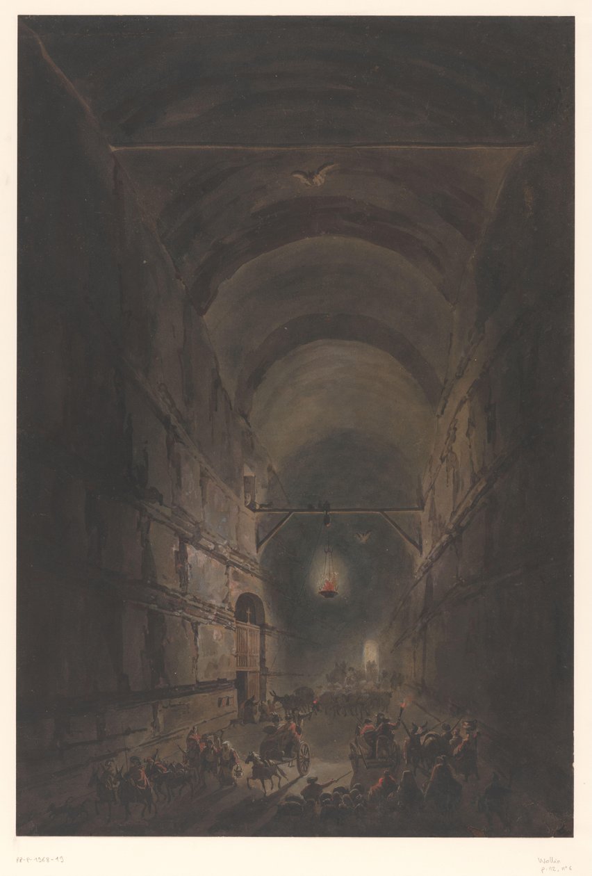 Posillipon luola Posillipon luola Napelsin lähellä tekijältä Francesco Piranesi