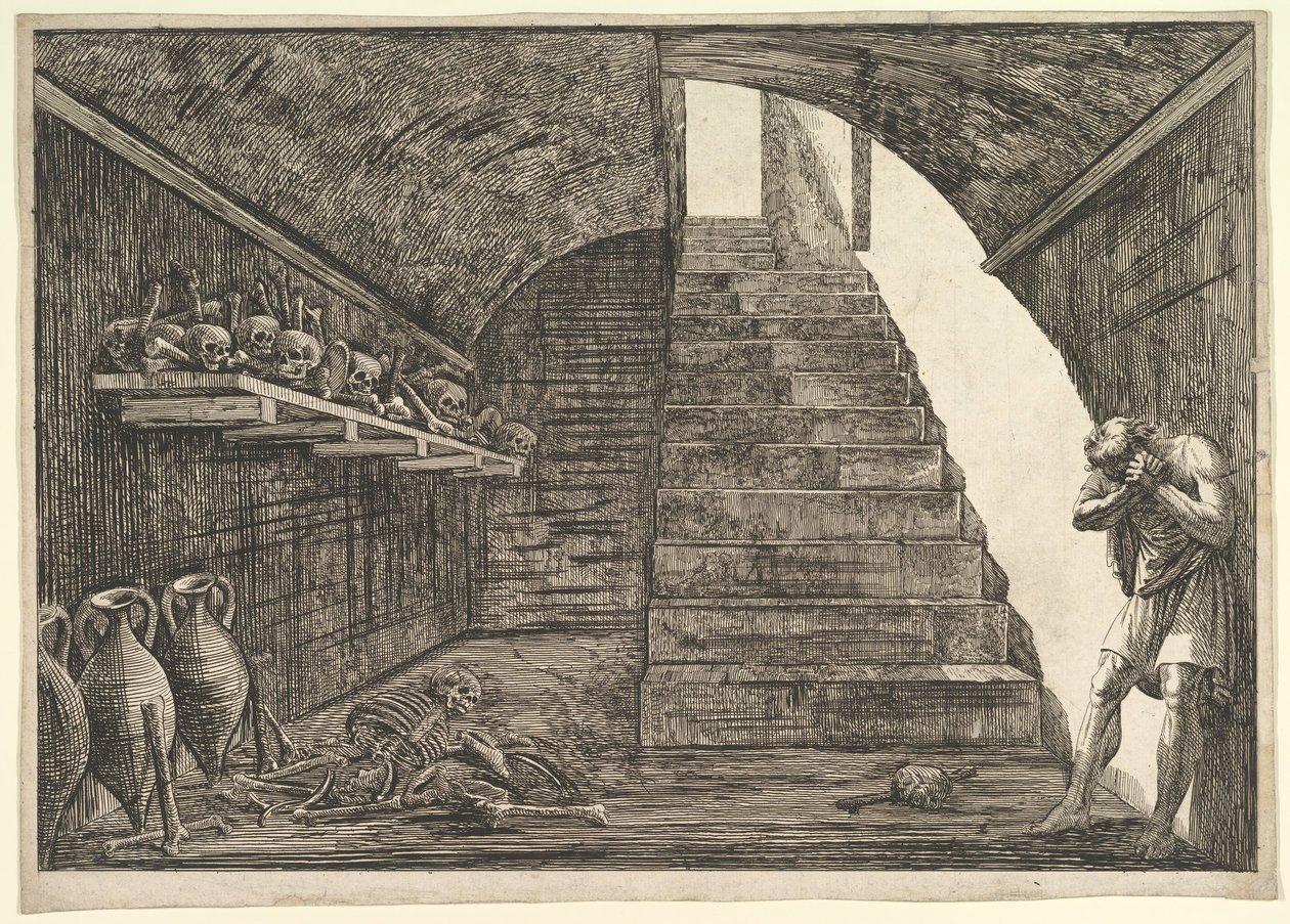 Prison Scene.n.d. tekijältä Francesco Piranesi
