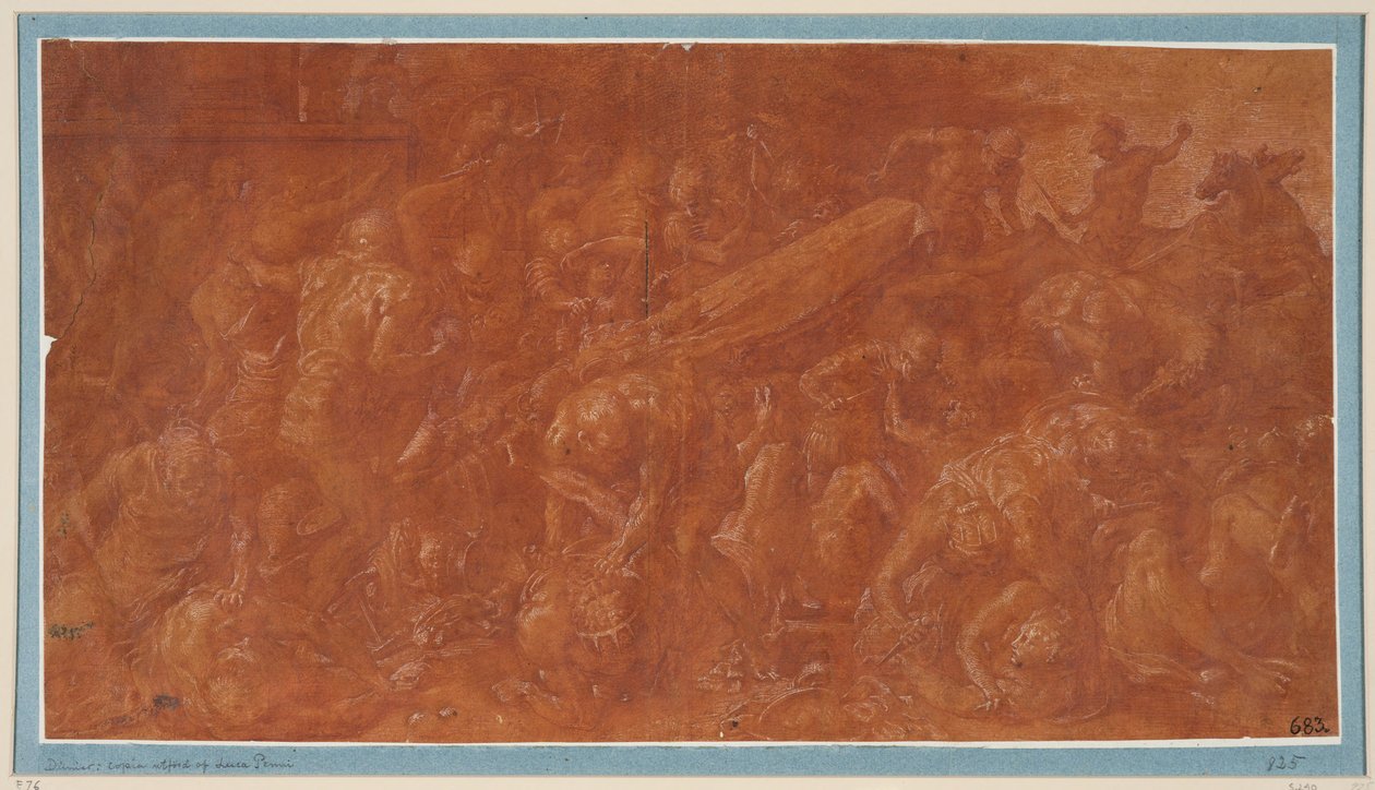 Agamemnon und Kassandra werden während eines Banketts ermordet tekijältä Francesco Primaticcio