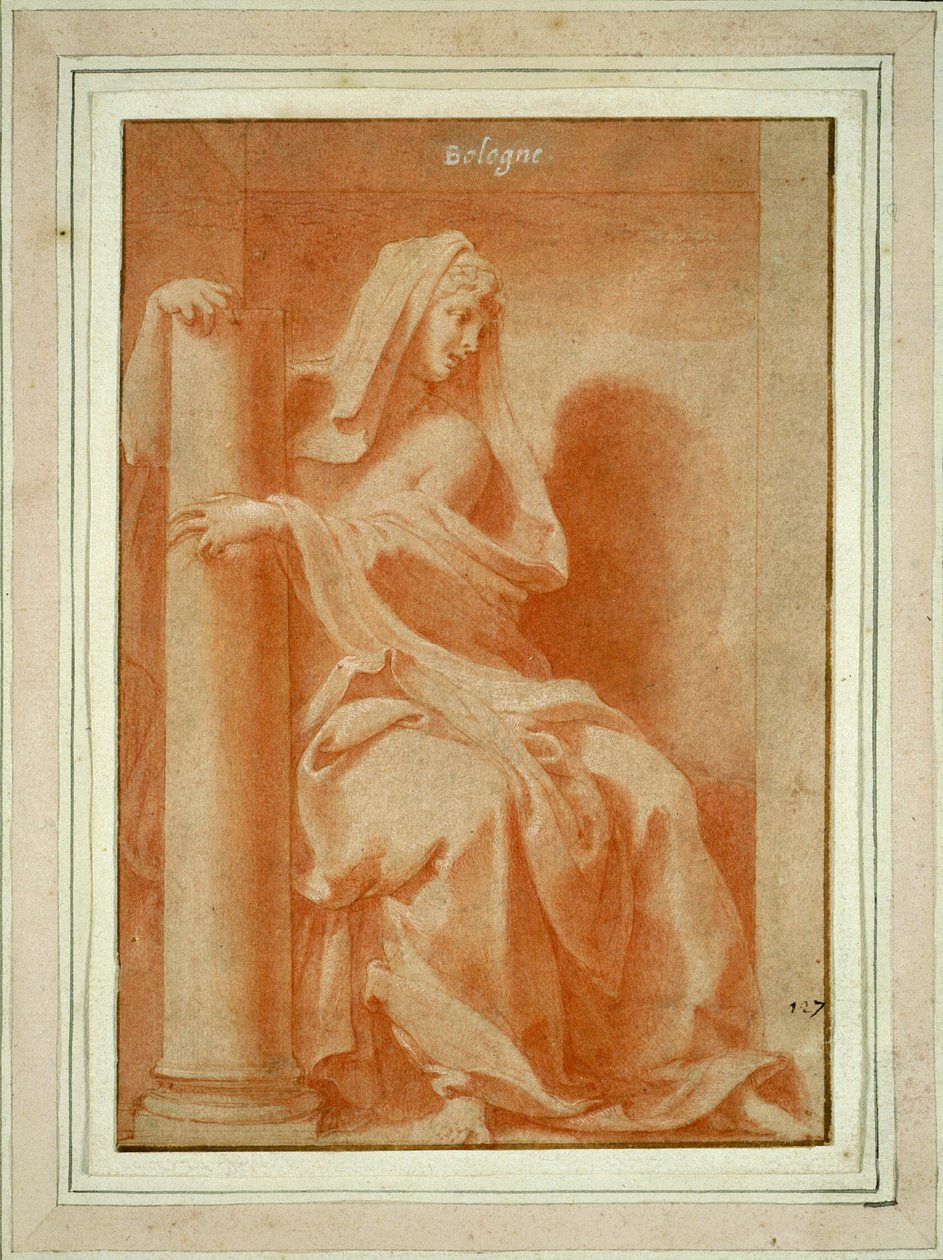 Fortitude (Tutkimus "Cabinet du roi" [Kuninkaan työhuone]) tekijältä Francesco Primaticcio