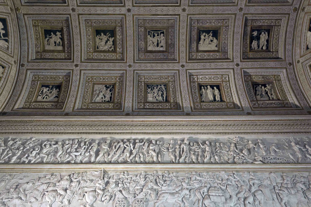 Teepalatsin stukkien huone, 1526-1534 tekijältä Francesco Primaticcio