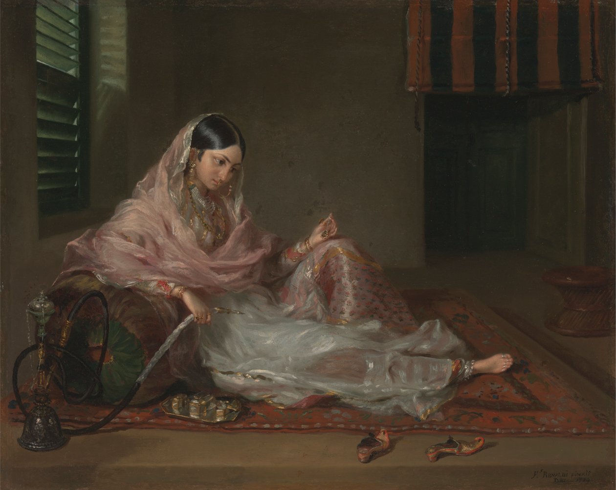 Muslimi lady makuuasentoon tekijältä Francesco Renaldi