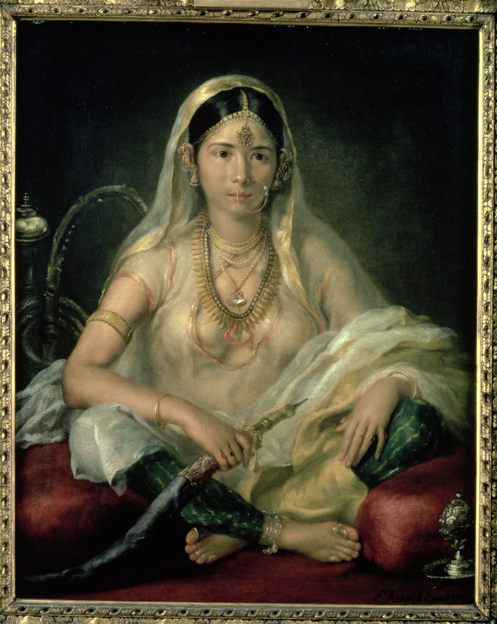 Mogulladyn muotokuva, 1787 tekijältä Francesco Renaldi