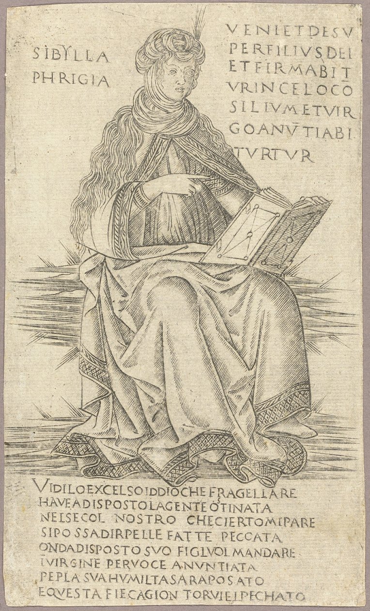 Fryygialainen Sibylla tekijältä Francesco Rosselli