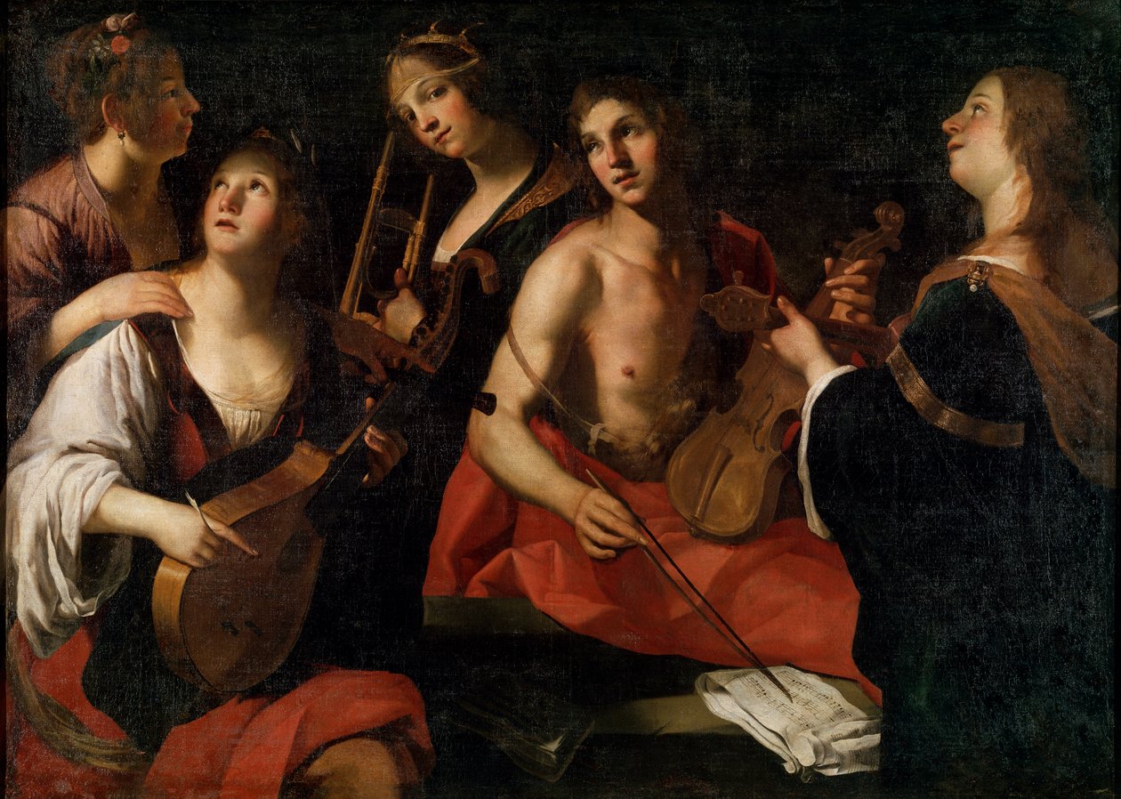 Konsertti, 1500-luvun loppu tai 1600-luvun alku tekijältä Francesco Rustici