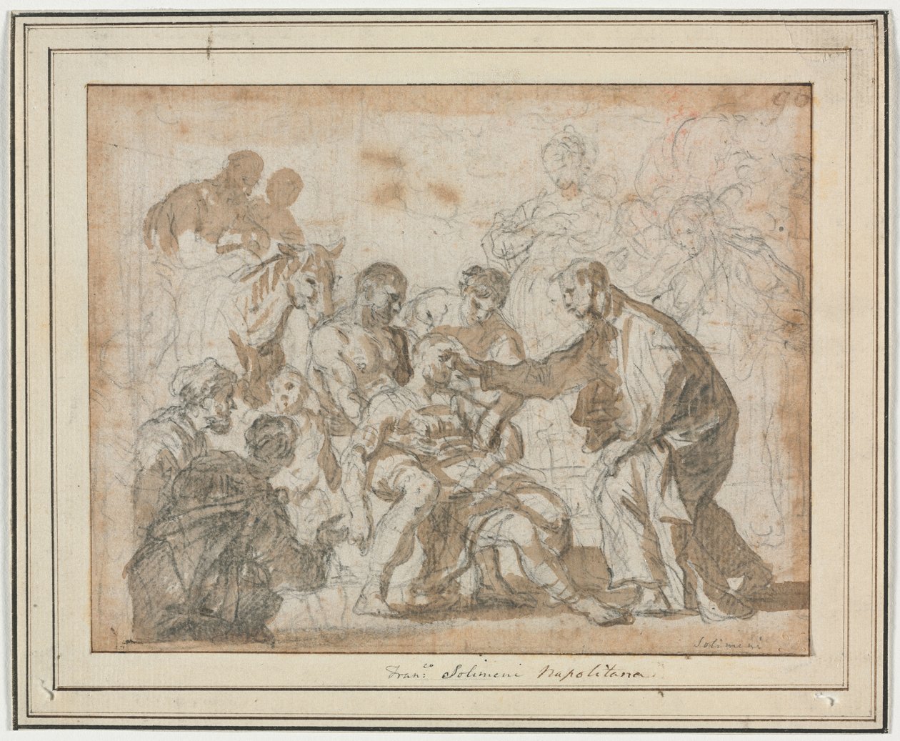 Pyhän Mauruksen ihme tekijältä Francesco Solimena