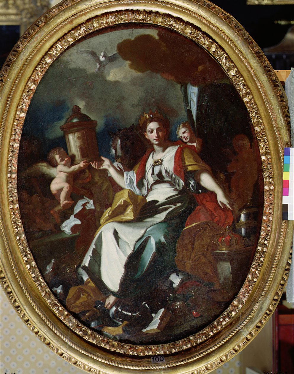 Allegoria Euroopasta (öljy kankaalle) tekijältä Francesco Solimena