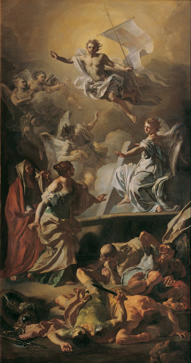 Kristuksen ylösnousemus tekijältä Francesco Solimena