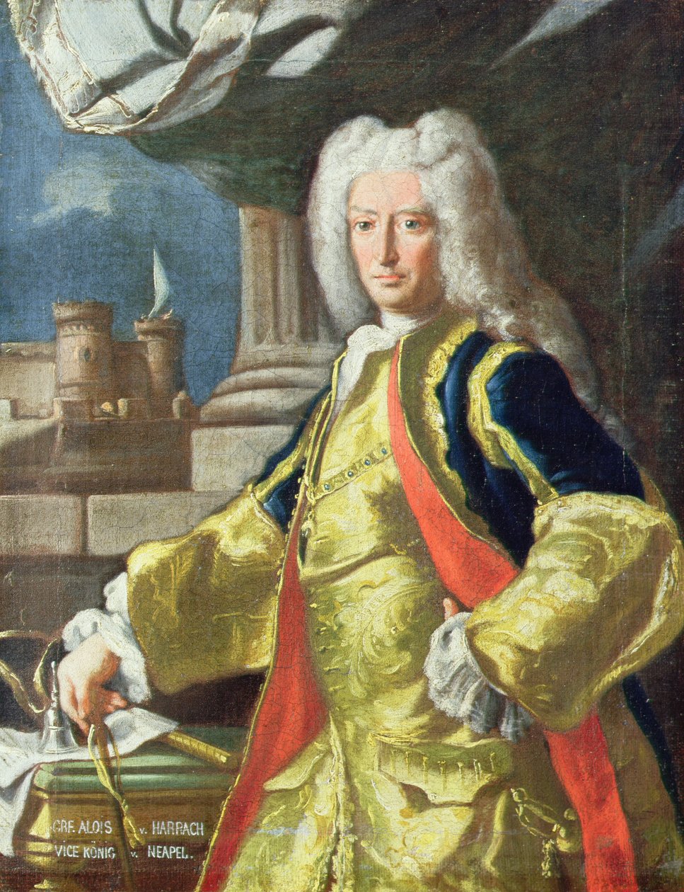 Kreivi Alois Thomas Raimund Harrach, Napolin varakuningas tekijältä Francesco Solimena