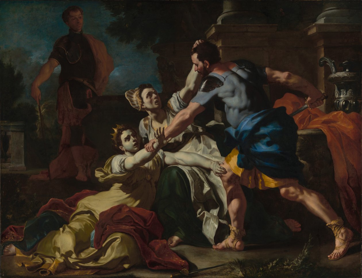 Messalinan kuolema tekijältä Francesco Solimena