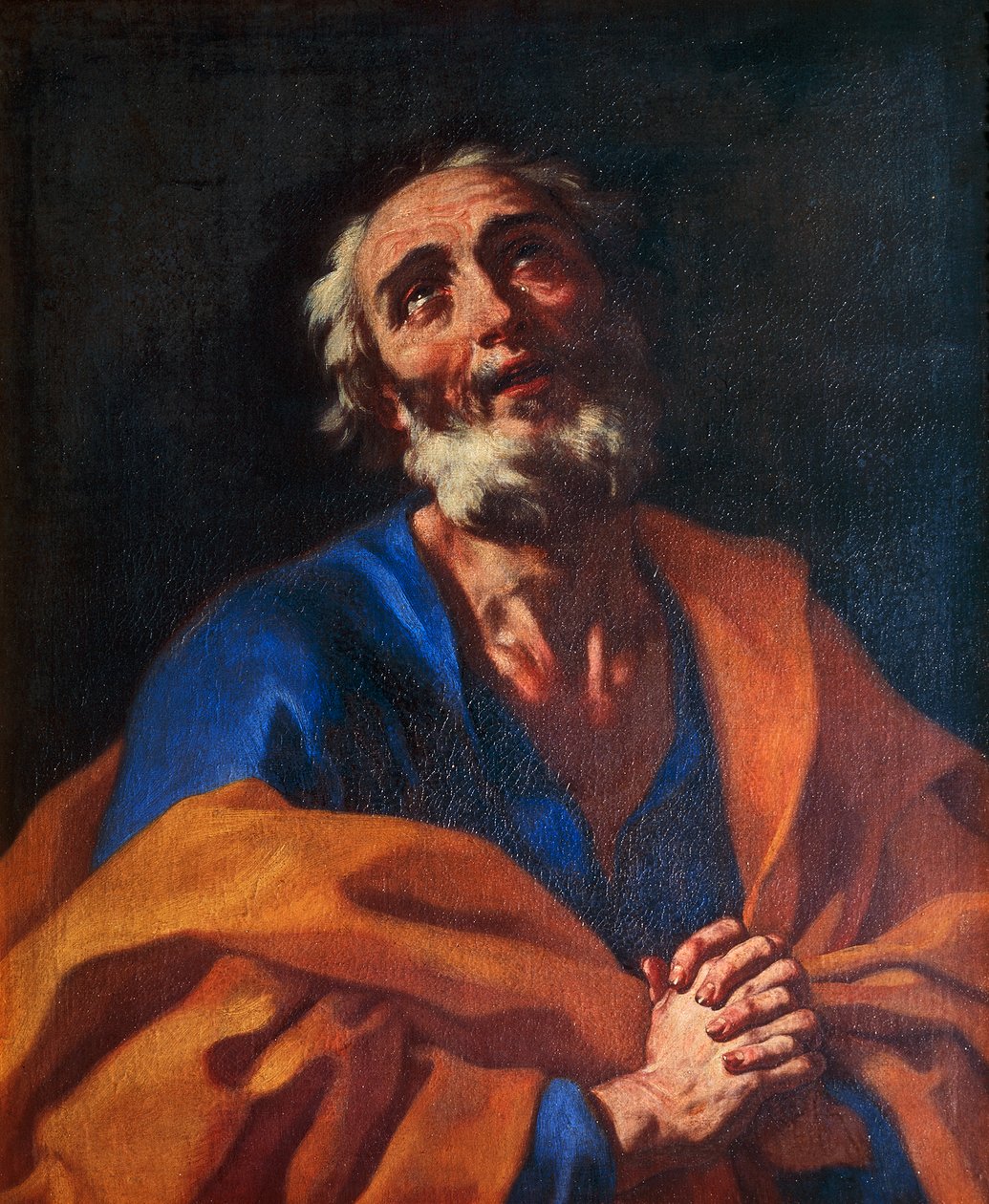 Pyhä Pietari, kirjoittanut Francesco Solimena (1657-1747), öljy kankaalle, 79x65 cm. tekijältä Francesco Solimena