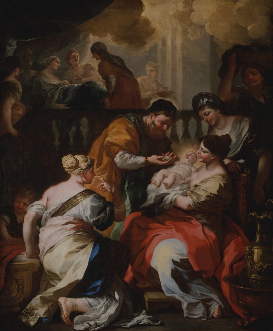 Neitsyen syntymä, n. 1690. tekijältä Francesco Solimena