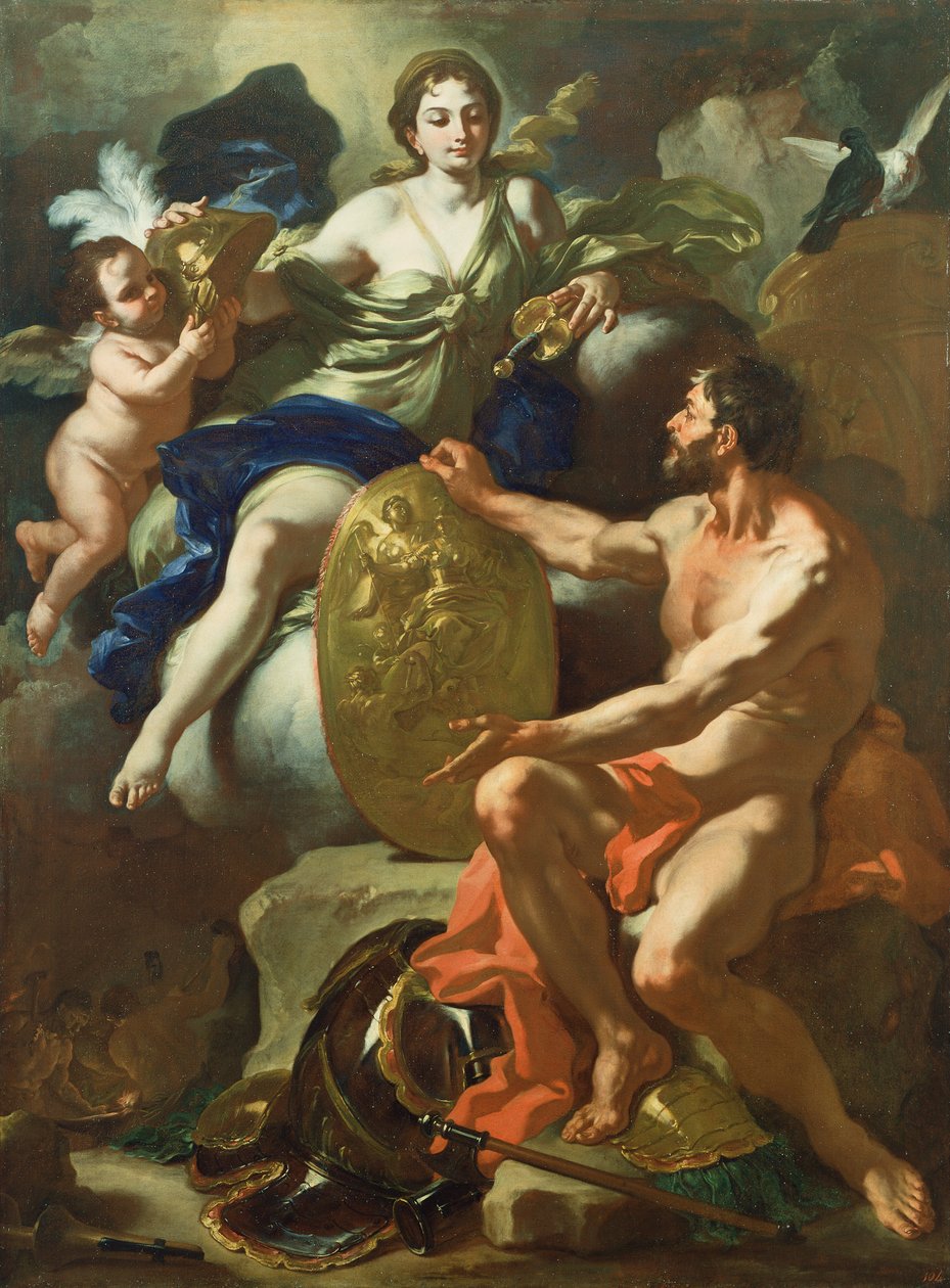 Venus Vulcanuksen takomossa tekijältä Francesco Solimena