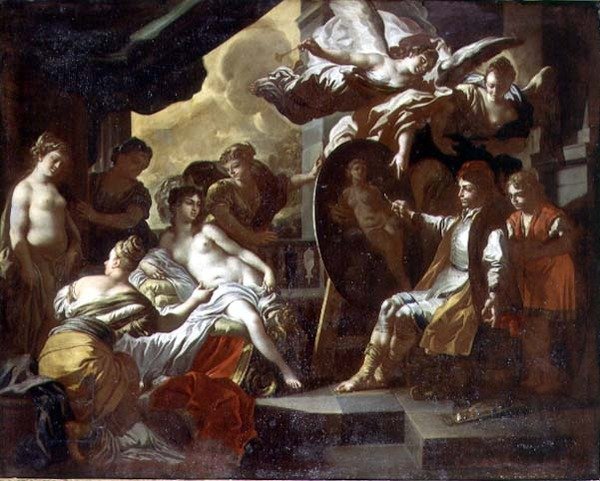 Zeuxis ja Crotonin neitsyt tekijältä Francesco Solimena