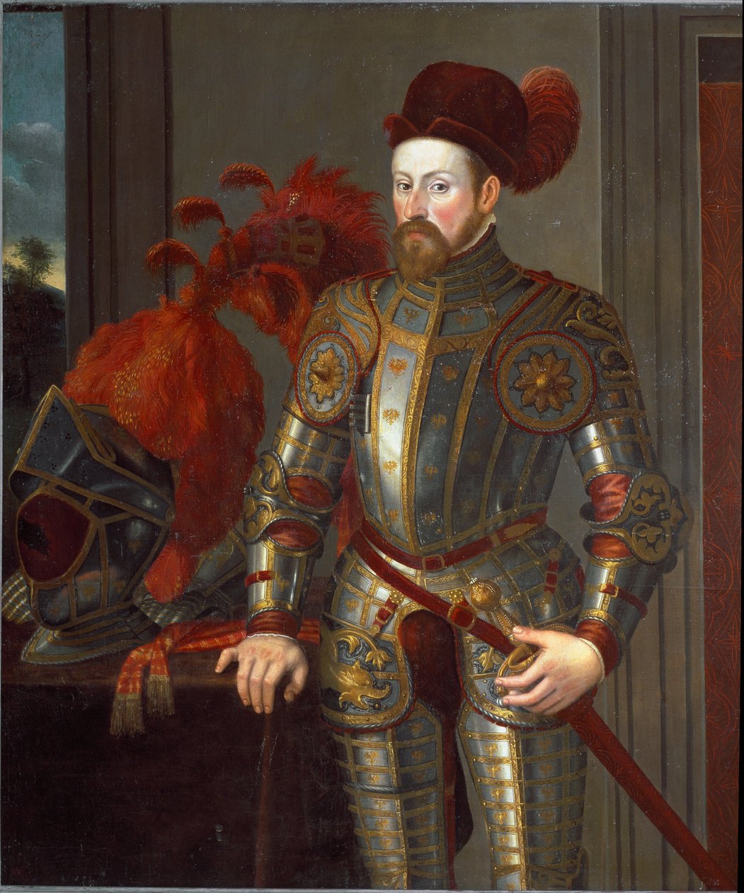 Ferdinand Tirolilaisen (Itävallan arkkiherttua Ferdinand II) muotokuva, vuoden 1546 jälkeen (maalaus) tekijältä Francesco Terzio