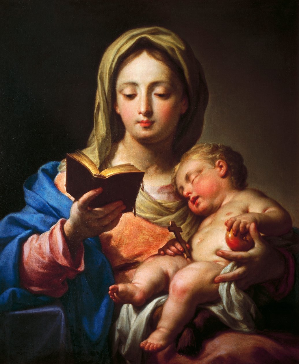 Madonna lapsen kanssa (öljy kankaalle) tekijältä Francesco Trevisani