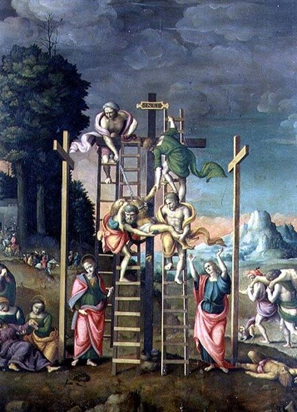 The Deposition of Christ, n. 1518 (paneeli) tekijältä Francesco Ubertini Verdi Bachiacca