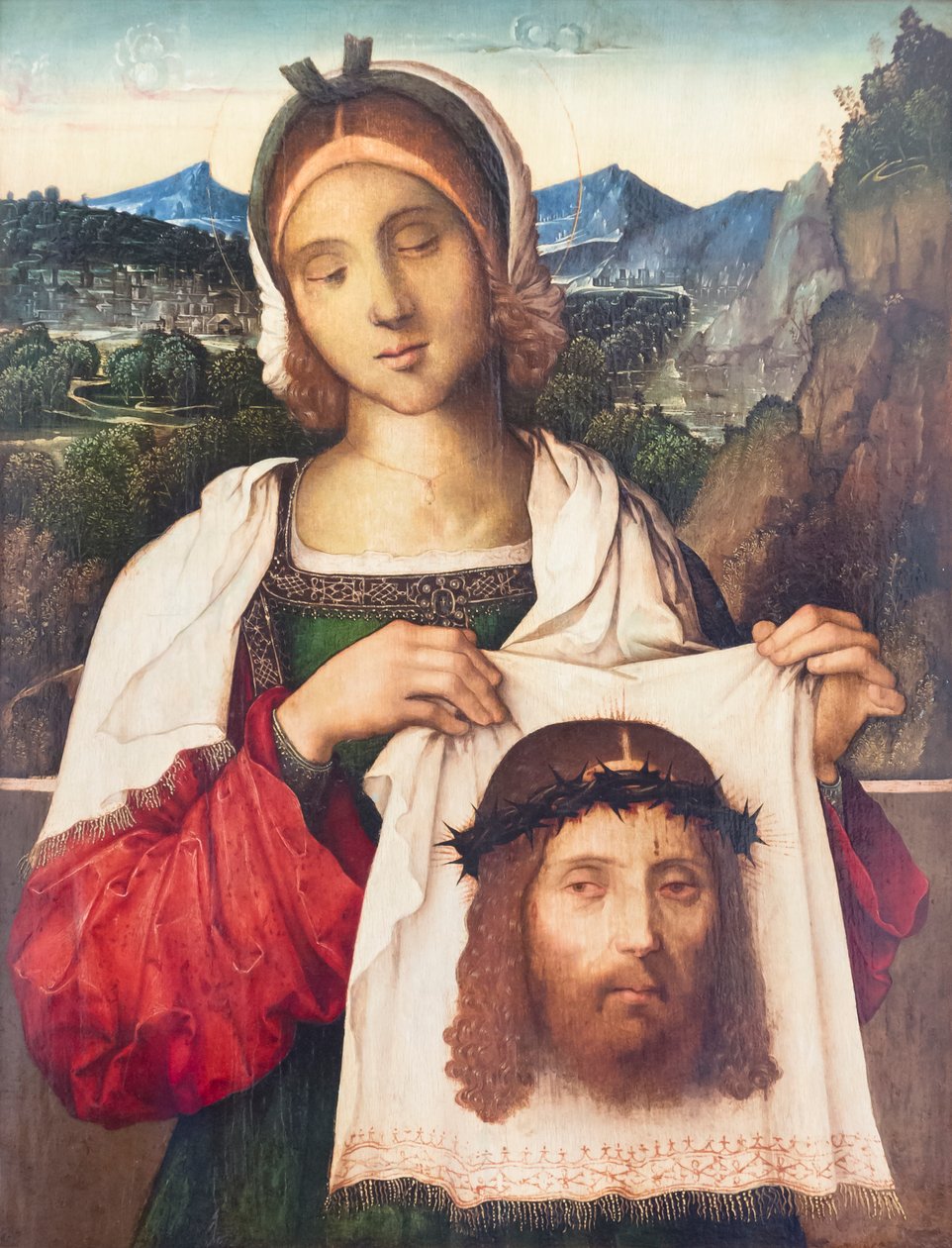 Veronica (öljy paneelille) tekijältä Francesco Zaganelli di Bosio