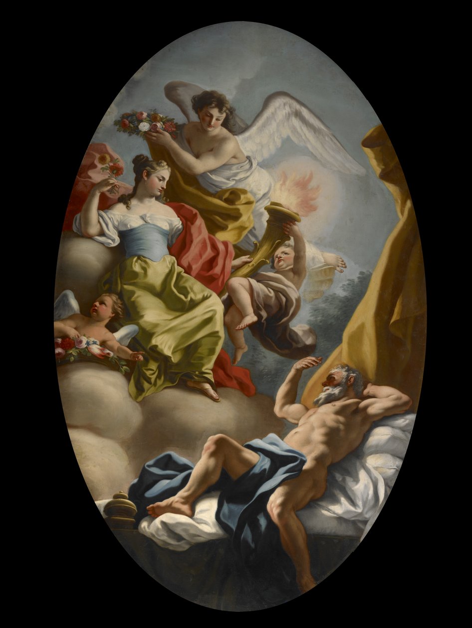 Viisauden ja totuuden allegoria, noin 1750 tekijältä Francesco de Mura