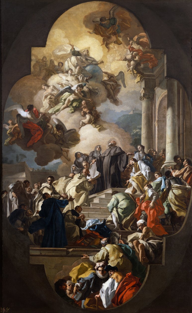 Pyhän Benedictuksen visio tekijältä Francesco de Mura